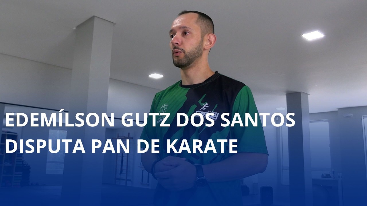 Edemílson Gutz dos Santos disputa Pan de Karate