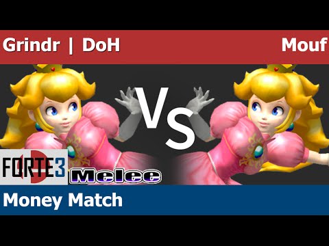 Forte 3 Melee - Grindr | DoH (Peach) vs Mouf (Peach) - Money Match