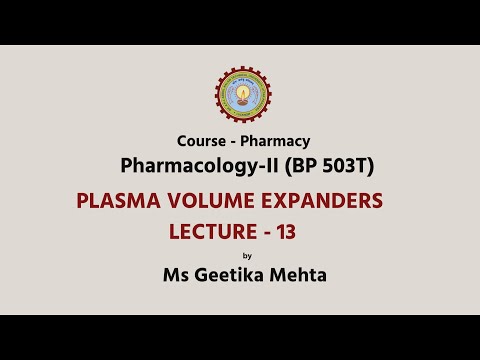 Plasma Volume Expanders