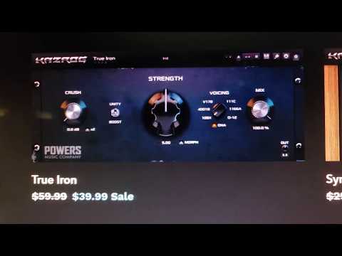 Kazrog True Iron $40 Sale!