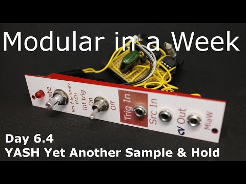 Yet Another Sample and Hold by René Schmitz - DIY Modular in a week 6.4