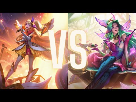 Star Guardian Seraphine vs Faerie Court Seraphine