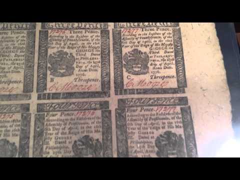 Rare American Colonial Currency