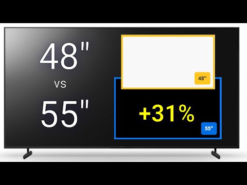 48" vs 55" TV Size Comparison — Bigger Than It Looks