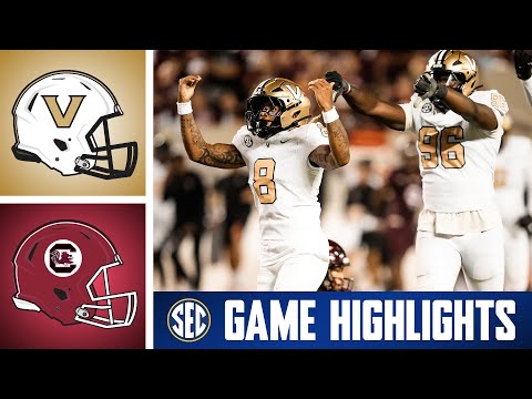 Vanderbilt Commodores at No. 11 South Carolina Gamecocks | Game Highlights | 2025 SEC Football