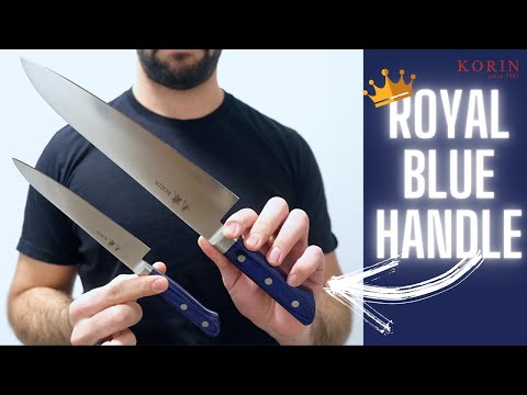 Royal Blue Mahogany Gyuto from Korin | Dream Out-of-Box Edge?