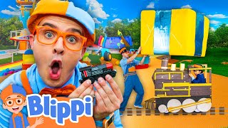 Blippi's Train Mystery Box Challenge 🚂