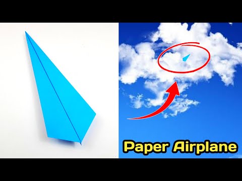 How To Make An Easy Paper Airplane in 1 Minute | Paper Plane Easy And Fast
