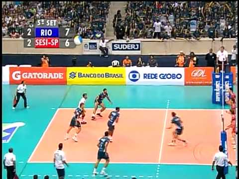 Superliga Masculina 12/13 - 2º turno - RJX x Sesi SP