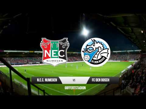 Opstelling N.E.C. - FC Den Bosch