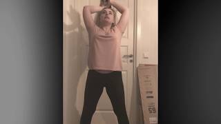 Fiver dancer dances to a song with just yelling (WHITEHOUSE - CUT HANDS HAS THE SOLUTION)