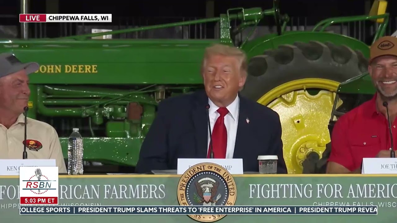 FULL EVENT: President Trump Holds a Roundtable in Chippewa Falls, Wisconsin - 06/05/26