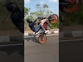️‍ Ktm Duke ️Smooth Wheeling Stunt Highway Bike Stunt Keep Supporting Me Shortsfeed Trending