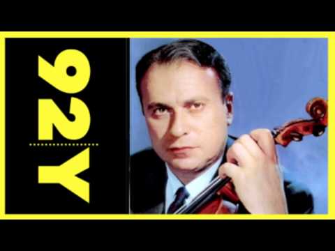 Henryk Szeryng, 1976 violin recital | 92Y Concerts
