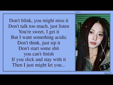 Corbyn Besson & TZUYU - Blink (Lyrics)