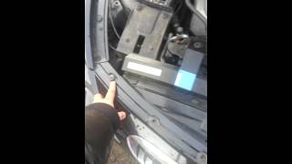 Bmw 6 series front bumper off