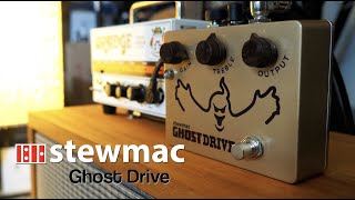 Video thumbnail for StewMac's Ghost Drive & Premium Mahogany Tonewood Cabinet + Celestion Blue/V30 by Pedal of the Day