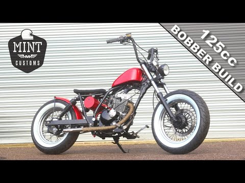 Suzuki 125cc Bobber Full Build "Quick Flips" Mint Customs