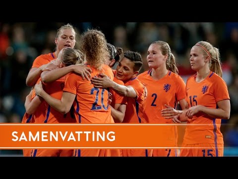 Highlights OranjeLeeuwinnen - IJsland (11/4/2017)
