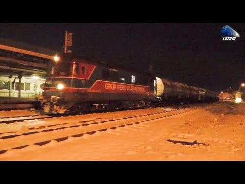 ST43 60-1546-0 & Marfar GFR Freight Train in Gara Zalău Nord Station pe Seară/on Evening 15 Jan 2021