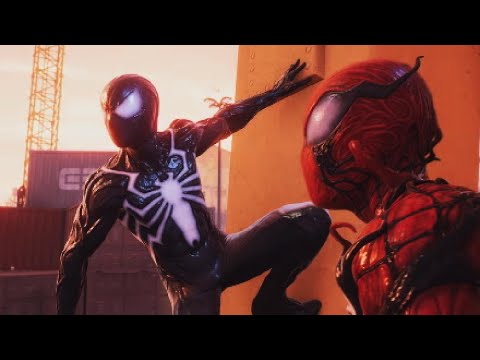 Marvel Spider-Man 2 Symbiote Peter and Absolute Carnage Miles vs Symbiotes