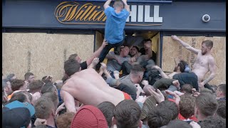 Brutal end to Atherstone Ball Game 2023 as punches thrown and betting shop damaged