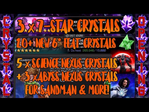 MASSIVE CRYSTAL OPENING! - NEW AMAZING PULLS! - CEO 1000% - MARVEL CONTEST OF CHAMPIONS