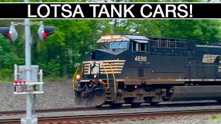 🔴 TRAINSPOTTING IN COLUMBIANA, OHIO | Norfolk Southern on the Move! | Fort Wayne Line