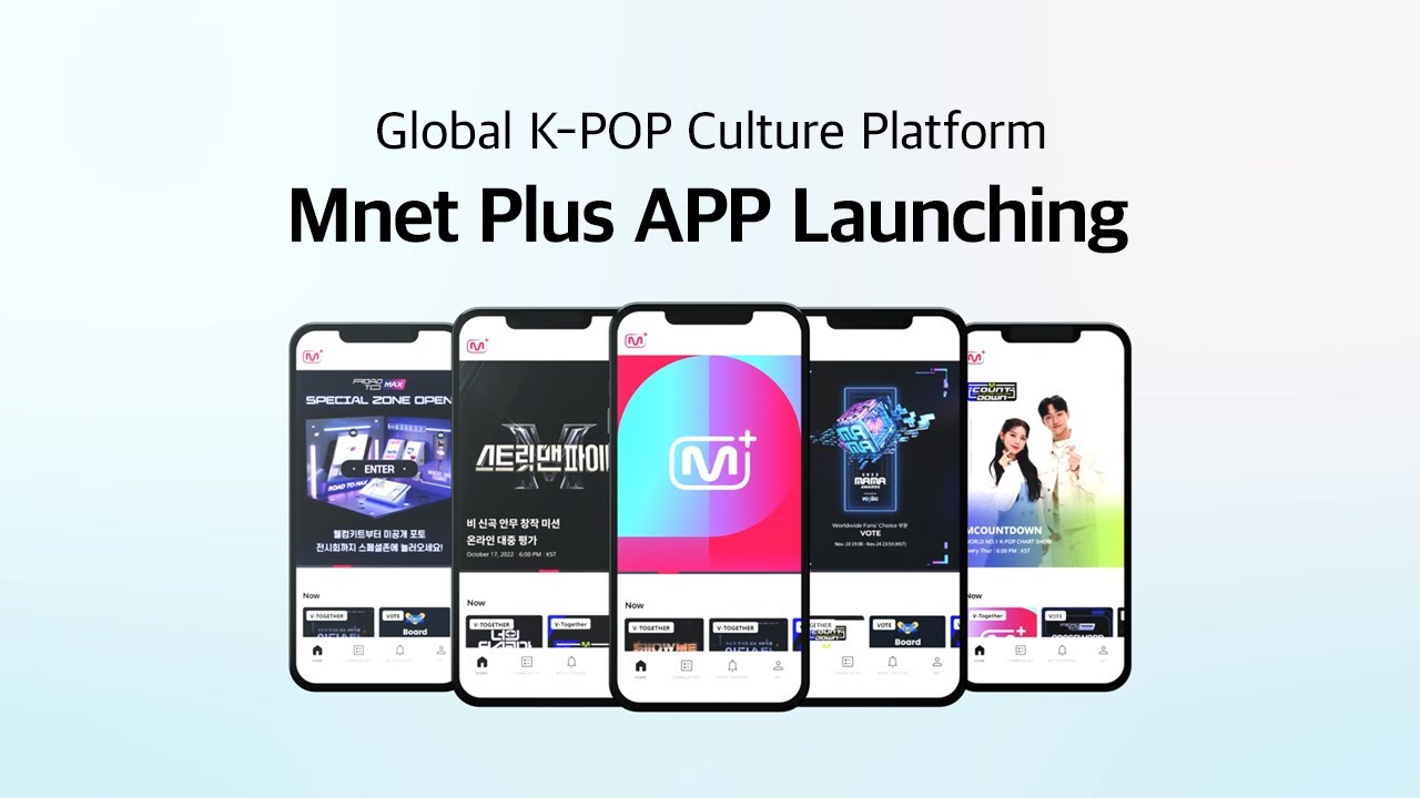 Download OUR APP, Mnet Plus