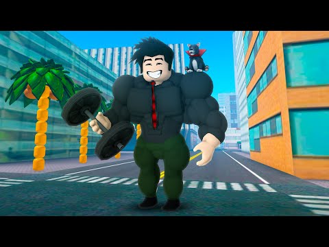 STRONG TRAINING IN THE CITY | Roblox - Weight Lifting At Big City