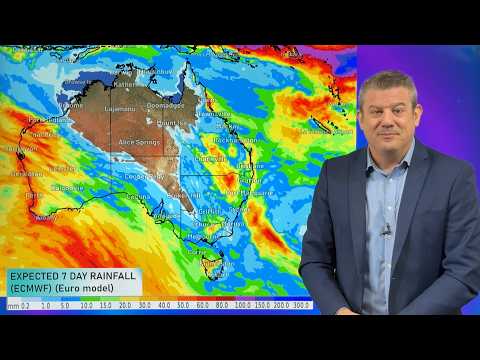 Oz: Downpours for both the east and west