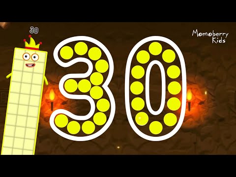 Numberblocks 30 Magic Run - Numberblocks Thirty Adventure | Number Counting Go Explore