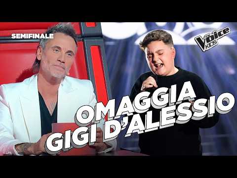 Giovanni emoziona con “Non dirgli mai” di Gigi D'Alessio | The Voice Kids Italy Semifinale