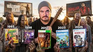 Joguei os MELHORES jogos de ZUMBI de CADA GERAÇÃO