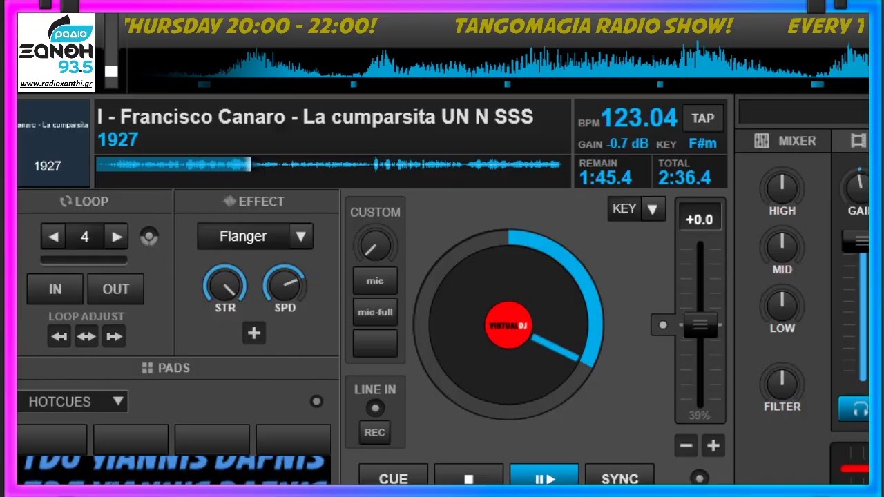 277th Tangomagia radioshow at RadioXanthi93.5 - Thursday 26/11/2020