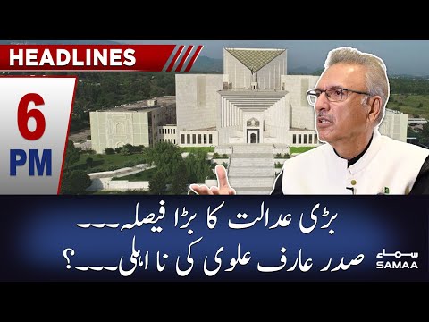 Samaa News Headlines 6PM | SAMAA TV | 10th March 2023