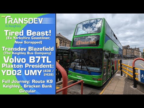 (Now Scrapped) The Keighley Bus Company Volvo B7TL Plaxton President: YD02 UMY