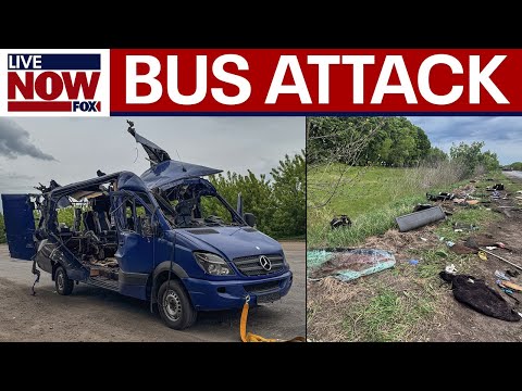 Video | Ukraine-Russia war: Civilian bus hit by drone strike | LiveNOW from FOX