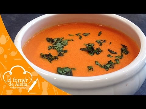 Crema de tomates y pimientos