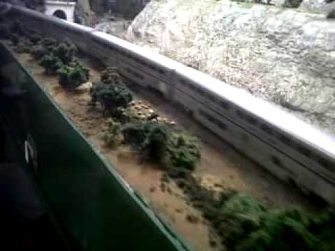 California Zephyr at speed Pt 13 Lake Shore model railroad