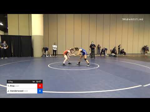 57 Kg Consolation Tatum Pine Unattached Vs Joanna Vanderwood Unattached