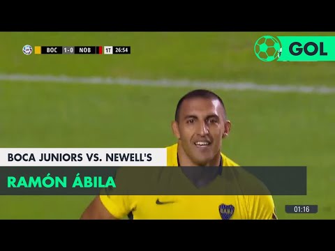 Ramón Ábila (1-0) Boca Juniors vs Newell's | Fecha 24 - Superliga Argentina 2017/2018