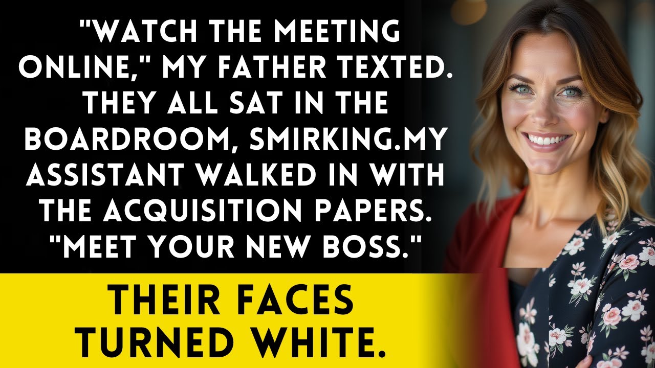 Family Locked Me Out Of The Business Meeting — Then My Assistant Walked In As CEO