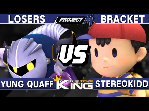 Project M - Yung Quaff (Meta Knight) vs StereoKiDD (Ness) - The True King Losers