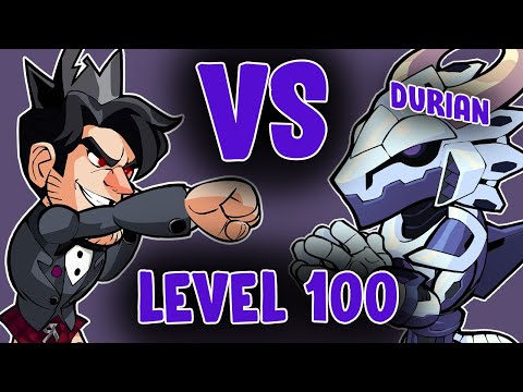 Level 100 Sir Roland vs Level 100 Ragnir 1v1 Brawlhalla Gameplay | Legend Pro Sparring (ft: Durian)