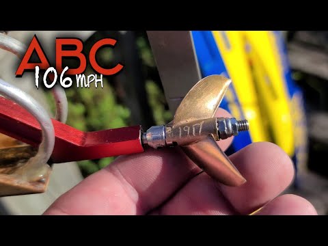 ABC 1917 19 .38 Prop Test Oxidean Oxi-digger Rc Outrigger - Tp Power 4060-cm, Castle Hydra, SMC V3