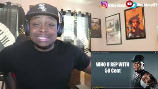 FIRST TIME HEARING- 50 Cent - Who U Rep With ft. Nas &amp; Bravehearts REACTION