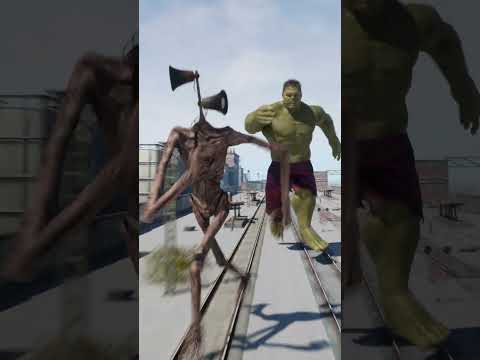 Siren Head vs Hulk | Chase