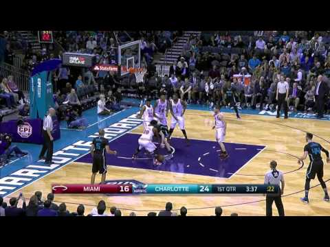 Hassan Whiteside at Hornets (2016/02/05) - 10 Pts, 10 Rebs, 10 Ast!
