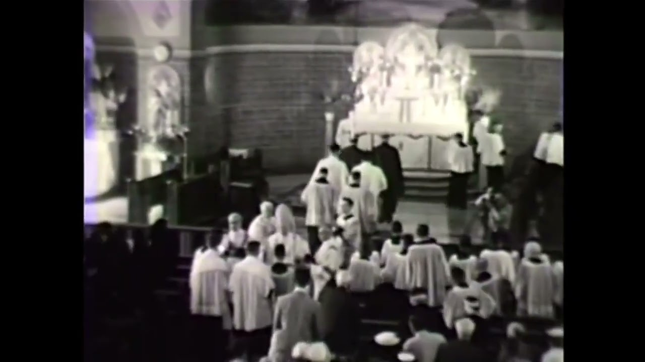 Messe du 100e de Pain Court.  1954